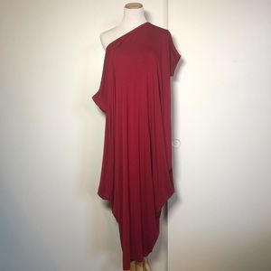 DONATED Beautiful burgundy baggy artsy dress comfy